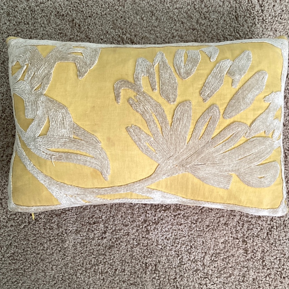 Crate & Barrel Lumbar Throw Pillow